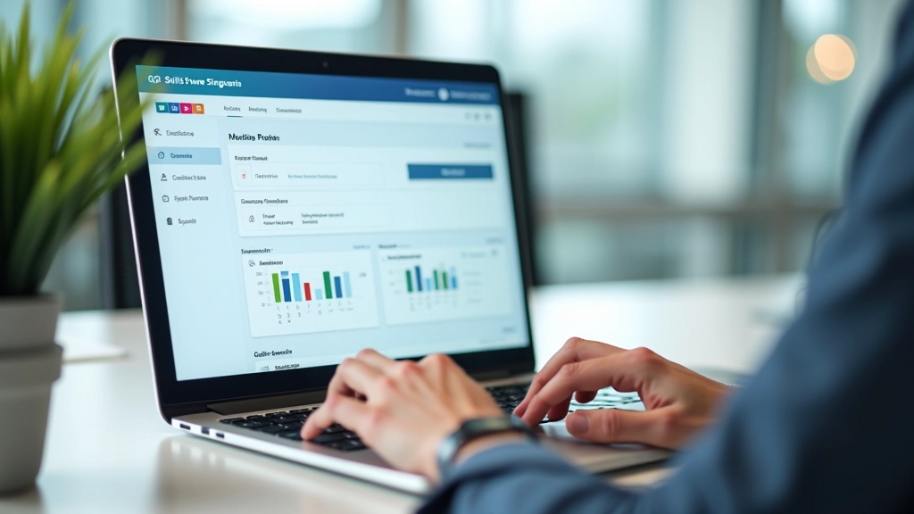 SkillsFuture Singapore portal showing available course categories and credit balance